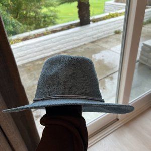 Anthropologie Blue Woven Hat